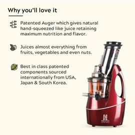 Nutri-Max Cold Press Juicer (Wine-Red)_3