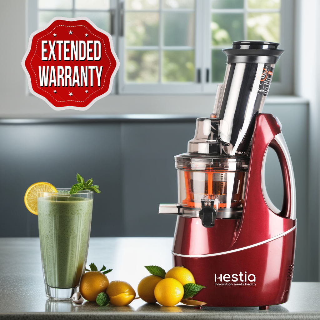 Nutri-Max Cold Press Juicer (Wine-Red) Extended Warranty