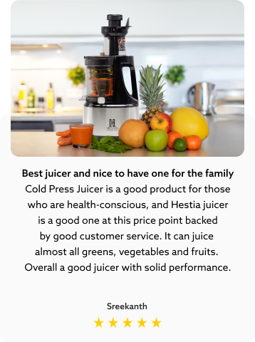 Buy Nutri Max Cold Press Juicer Grey Steel Online Hestia