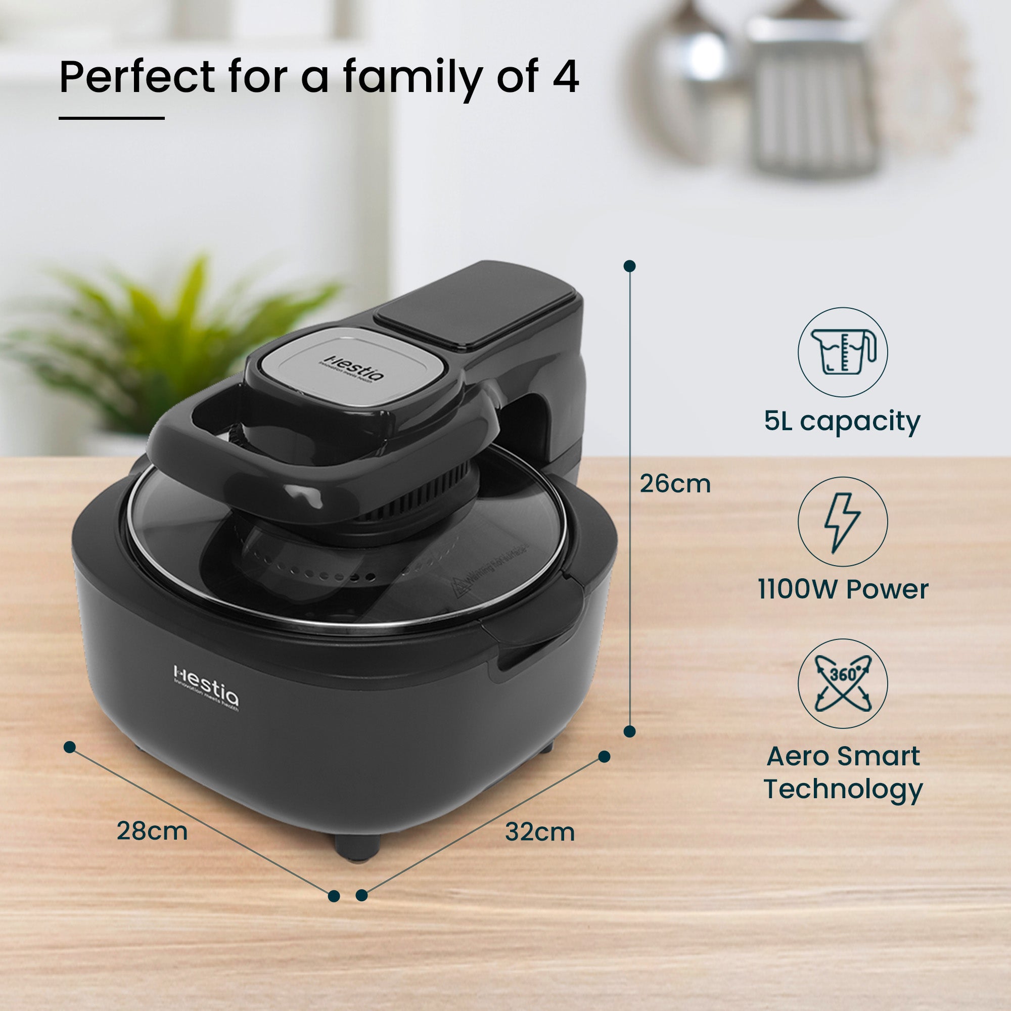 Nutri-View Air Fryer with Easy-Peek Lid (Black)_7