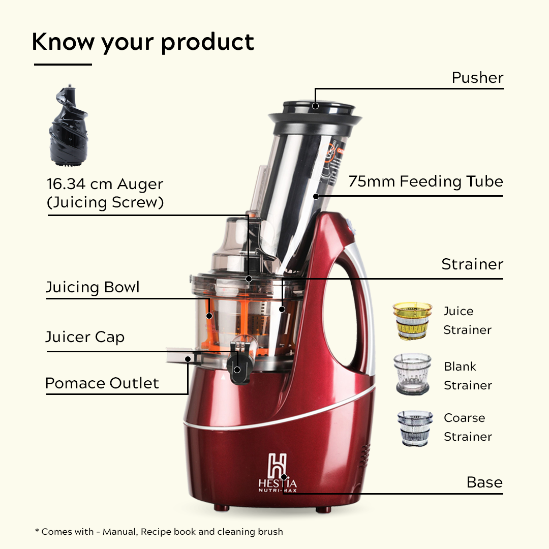 Cold pressed juicer sales machine
